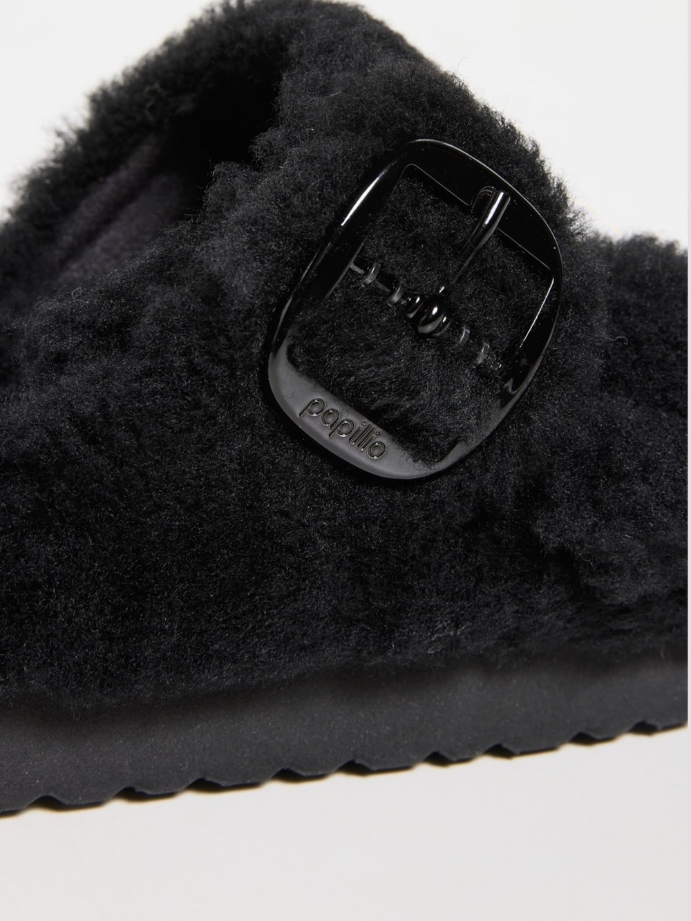 Birkenstock Papillio Arizona Big Buckle Teddy Shearling Platform Sandal EU39 - Picture 6 of 16